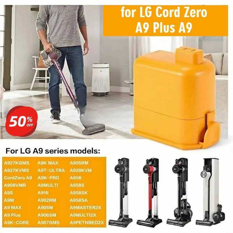 EAC63382208 แบตเตอรี่ลิเธียมไอออน สำหรับ LG Cord Zero EAC63382204 A9,A9S,P9,A9K-CORE,A9MAX,A9T-Ultra