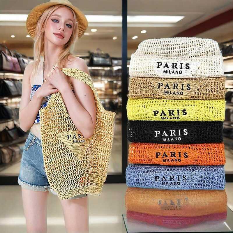 TEMU กระเป๋าถือสำหรับสตรี งานฝีมืออย่างประณีต กระเป๋าแฟชันแบบเรียบง่าย