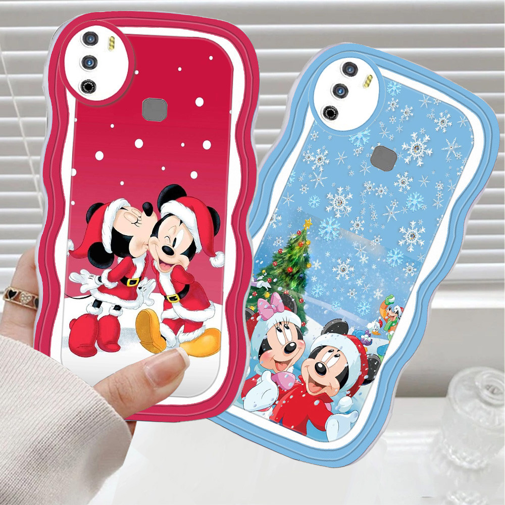 CA8 Mickey Christmas Casing สําหรับ Infinix HOT Smart 9 20S Play เคสโทรศัพท์ TPU