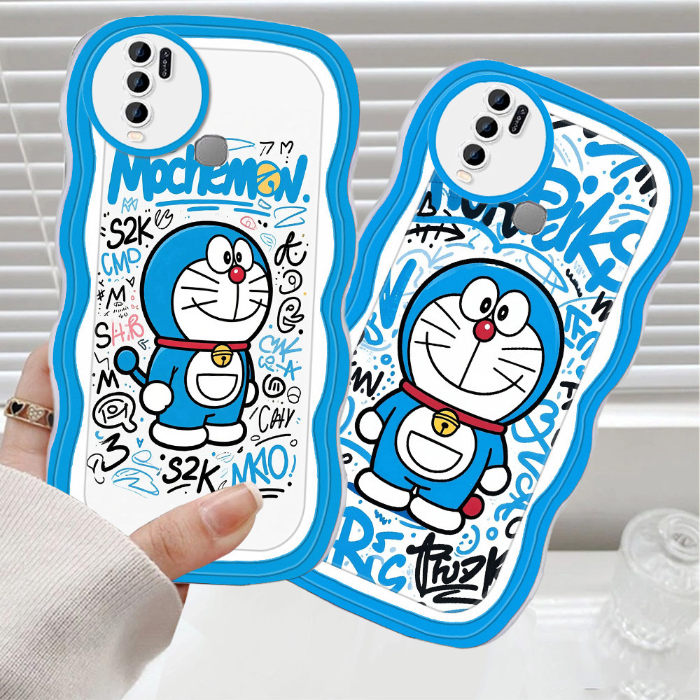 CA19 เคสโดราเอมอนสําหรับเคสโทรศัพท์ VIVO Y30 Y30i Y50 TPU