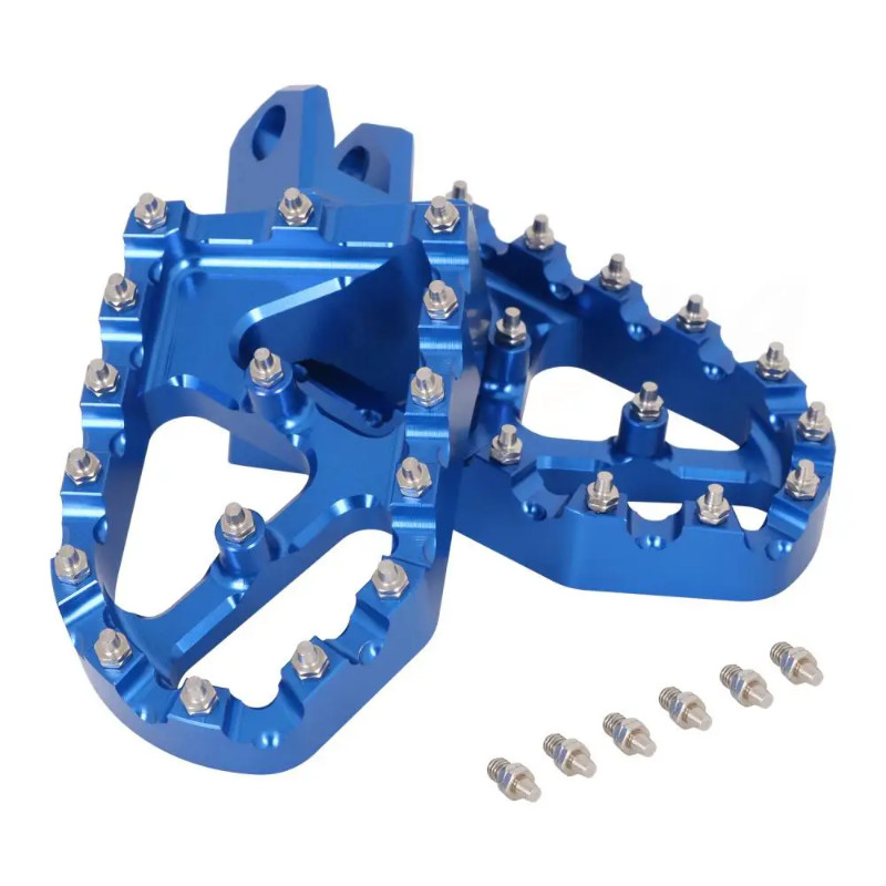 Motorcycle CNC Foot Pegs Rests Footrest Footpeg Pedals For RM250 RM125 RM250Z RMZ RMX 250 RMX250 89