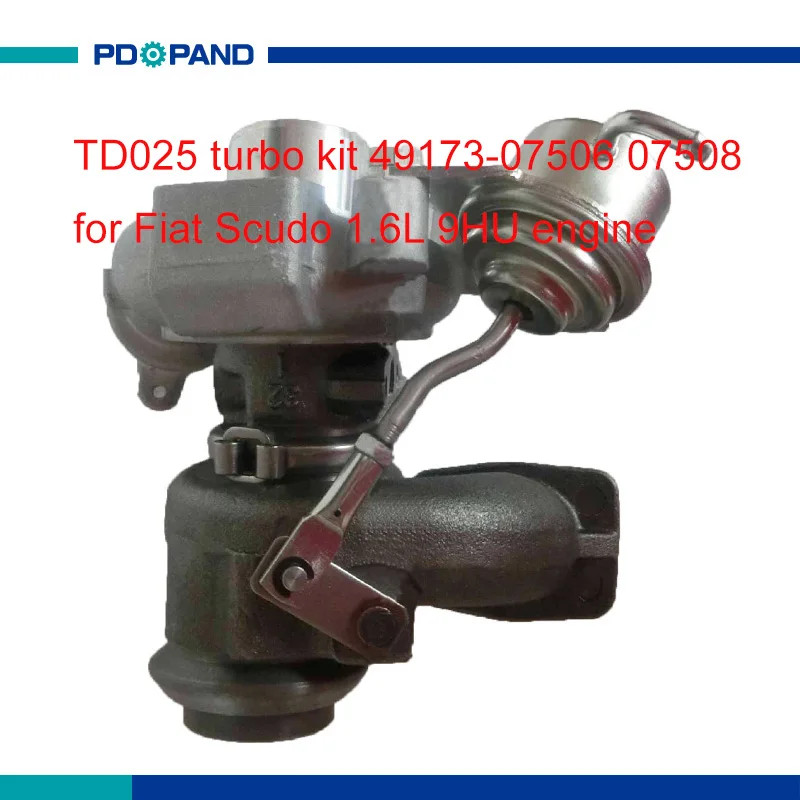 motor turbo kit TD025 turbocharger part for Fiat Scudo 9HU engine 1.6L 49173-07507 49173-07527 4917