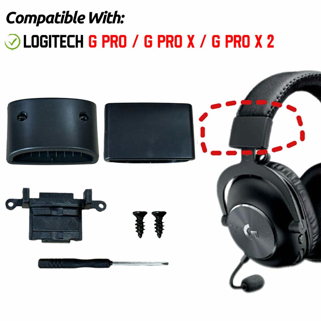 สําหรับ Logitech G Pro / G Pro X / G Pro X 2 ชุดหูฟังแถบคาดศีรษะหัวเข็มขัด Slider อะไหล่ซ่อมหูฟังอุป
