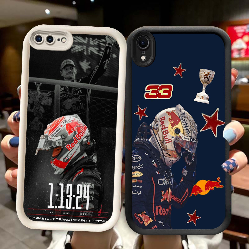 TS-57 F1 Max Vestappen เคสกันกระแทกสําหรับ iPhone XR X XS 6 7 8 Max Plus