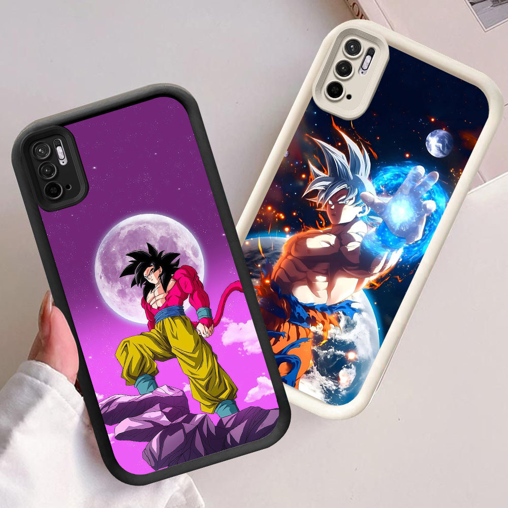 YS-90 Super Saiyan ปลอกกันกระแทกสําหรับ Xiaomi Redmi หมายเหตุ 10 10T 10S Pova POCO M5S M4 Lite Pro