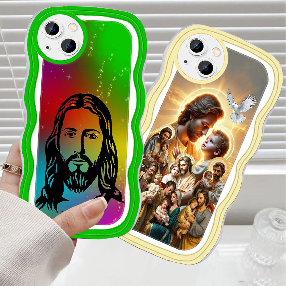 CA49 ปลอกพระเยซูสําหรับ Tecno Spark GO1 GO1S 2020 2024 เคสโทรศัพท์ TPU