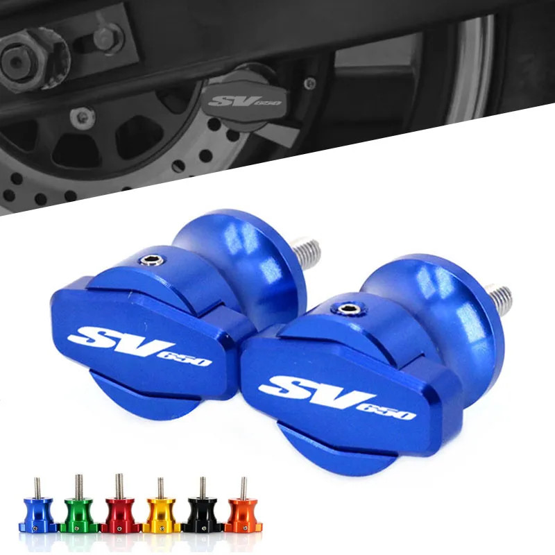 For SUZUKI SV650 SV650S SV650X SV 650 650S 650X Motorcycle CNC Frame Stands 8MM Screws sliders Swin