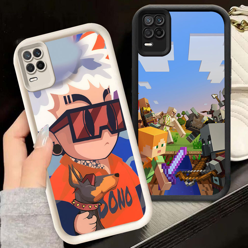 TS-43 Box Boy เคสกันกระแทกสําหรับ OPPO A54 Realme 8 8S Q3 V13 Narzo 30 Pro