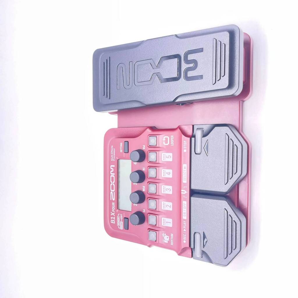 Zoom B1 FOUR B1X FOUR Bass Guitar Multi-Effects โปรเซสเซอร์พร้อม Expression Pedal B