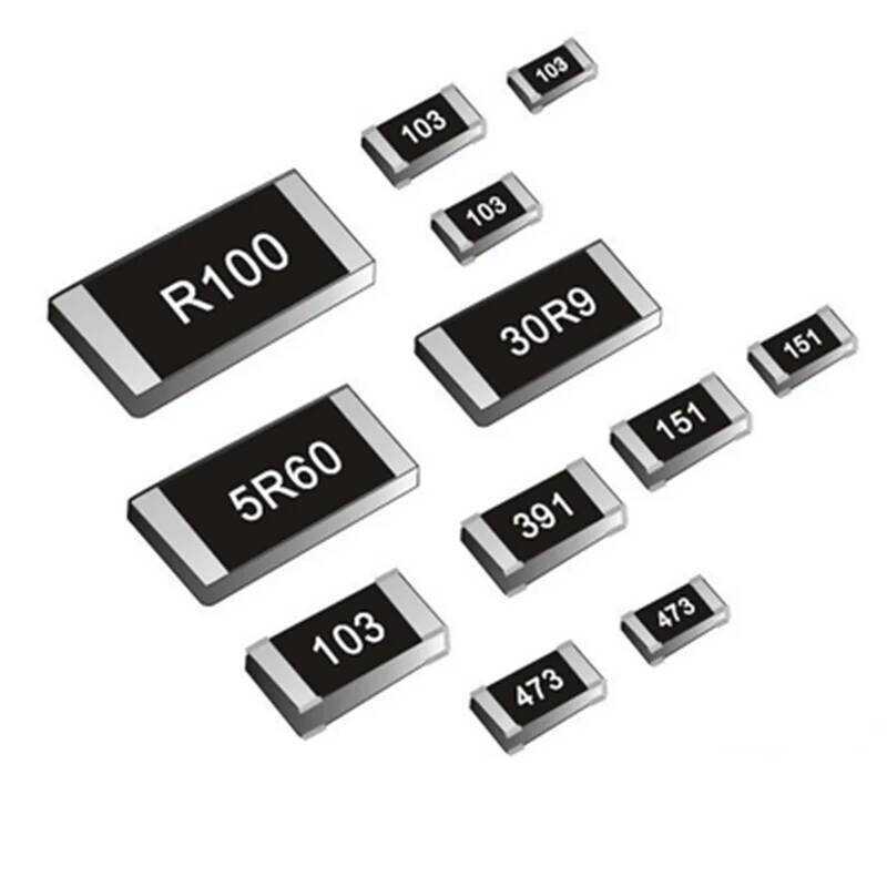 ชิ้น 100 10 ตัวต้านทาน SMD 5% R010-R091 R100-R910 R0 R030 R050 R075 R082 R110 R150 R0 R2 R250 R300 R