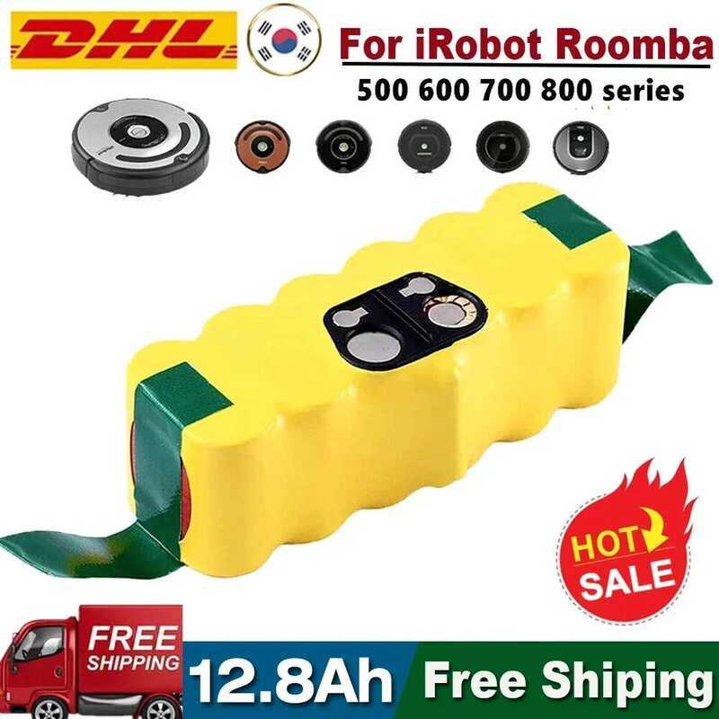 12.8Ah แบตเตอรี่ชาร์จใหม่ 14.4V 500 600 700 800 900 595 620 650 780 890 สำหรับ iRobot Roomba