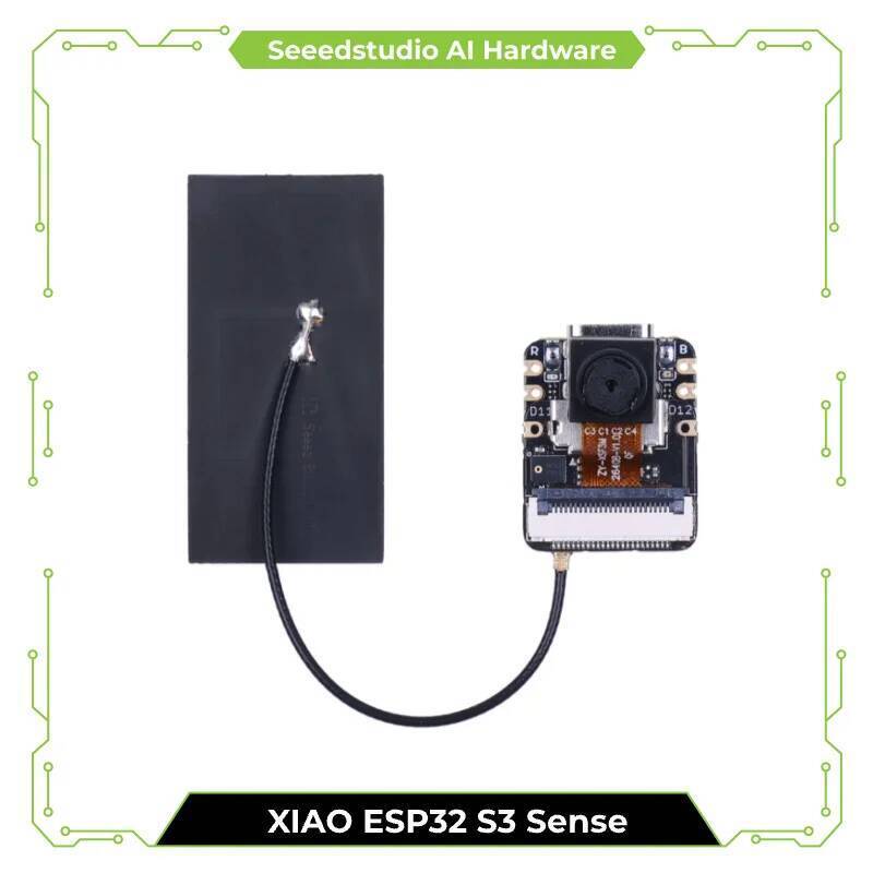 ดูสตูดิโอ XIAO ESP32 S3 Sense Seeeduino Xiao esp32s3 Sense, OV2640 กล้อง Dev Board, 2.4GHz Wi-Fi,BLE