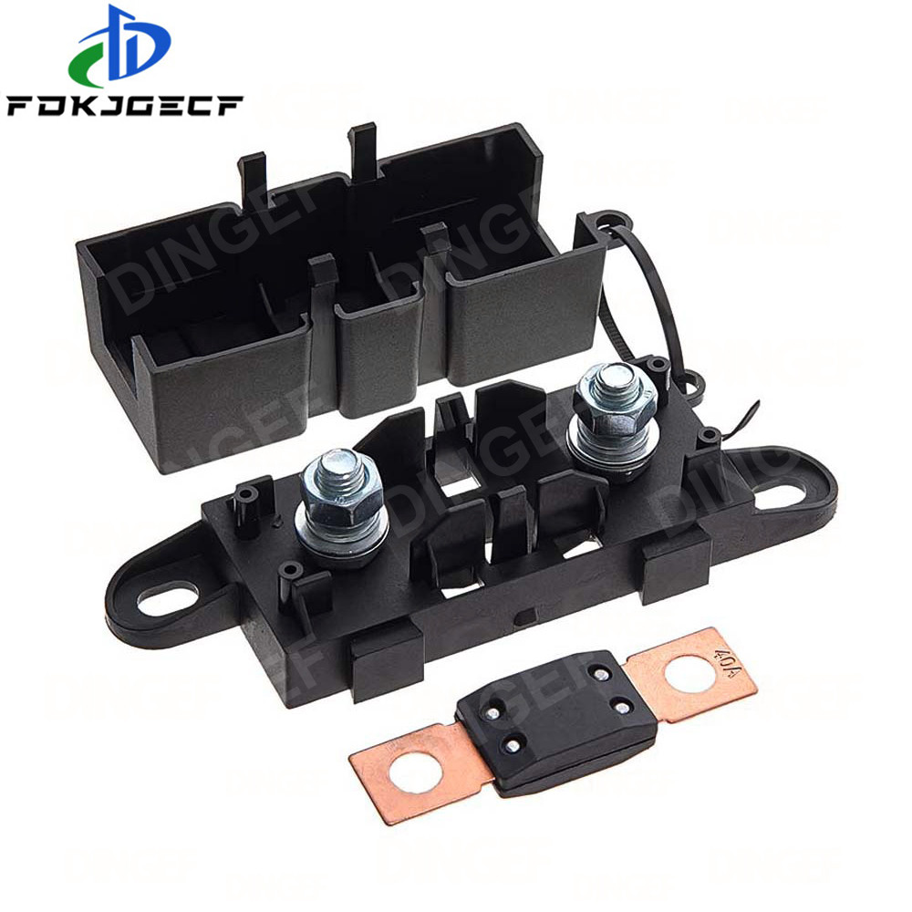 1PCS ANM-H3 32V MEGA Auto ฟิวส์ผู้ถือ/ANM Bolt-on ใบมีดฟิวส์ผู้ถือแบนประเภทฟิวส์ 30A 60A 80A 100A 125A 175A 200A 225A 500A