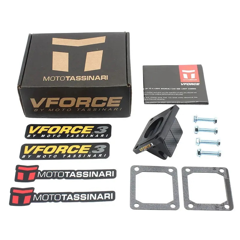 Motorcycle VForce 3 Reed Valve V3144-1 For Yamaha YZ85 YZ125 YZ400 CR250R Motorcycles Carbon Fiber