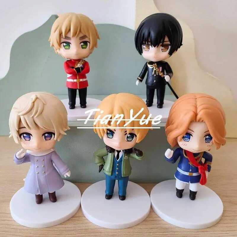 C Hetalia Axis Power 5Pcs/Set Anime Figure Feliciano Vargas Hetalia World Stars PVC Action Figure 1