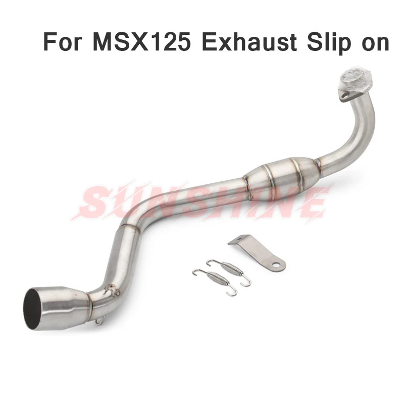 Motorcross Exhaust Motorcycle Muffler Slip on Racing Pitbike Full Systems Modified Front Pipe Escap