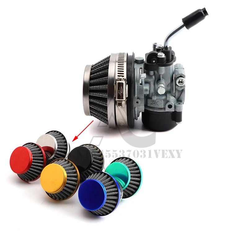 ATV 49cc Performance 19mm Carb Carburetor Air Filter Mainfold Assembly for 2-stroke 47cc 49 Cc Mini