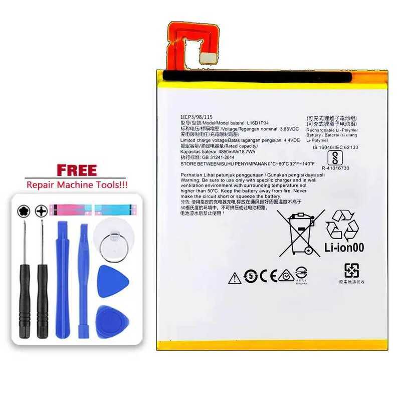 Tablet Battery 4850mAh For Launch X431 Pro S Pros L16D1P34 Premium Replacement