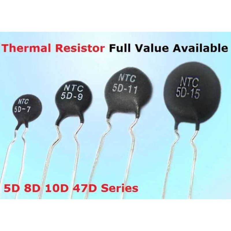NTC ตัวต้านทานความร้อน 10 ชิ้น47D-15 8D-20 10D-9 10D-11 10D-13 10D-15 10D-20 10D-25 5D-7 5D-9 5D-11