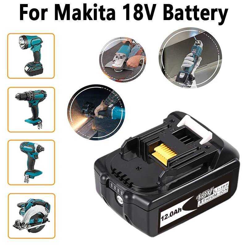BL1860 แบตเตอรี่ 6AH 12AH 18AH สำหรับเครื่องมือไฟฟ้า Makita 18V แบตเตอรี่ลิเธียมไอออนทดแทน LXT BL184