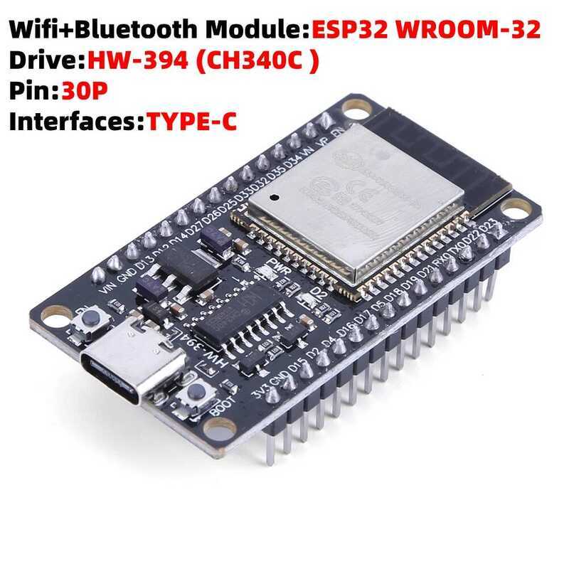 ESP32 ขยายความเข้ากันได้กับ WiFi+Bluetooth Dual Core ESP32-DevKitC-32 ESP--32 บอร์ดพัฒนา 30Pin 38Pin