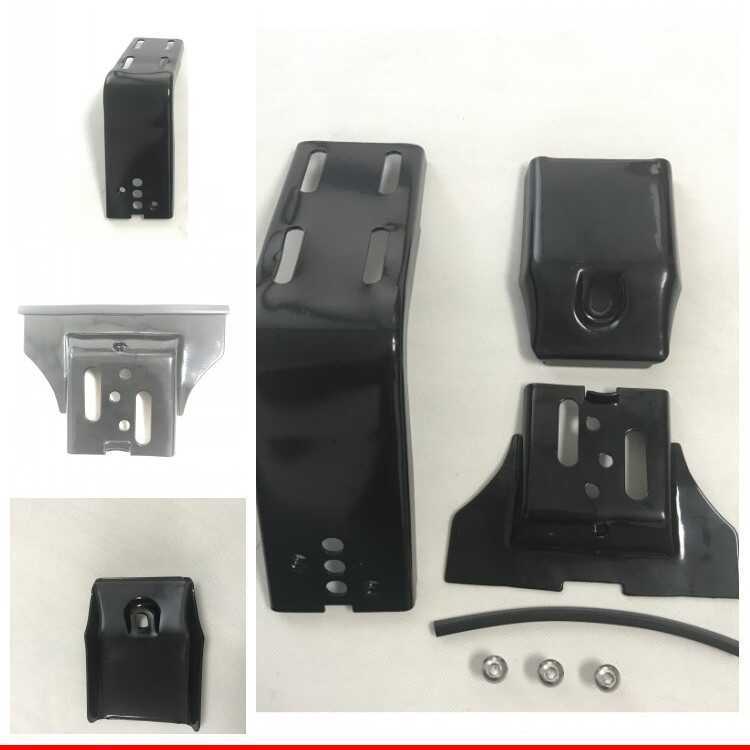 หนา High Top Bracket ชั้นวางกระเป๋า Clip-On Rain Slot Clip-On Fixture Bracket Rain Slot คลิป 12-22 ซ