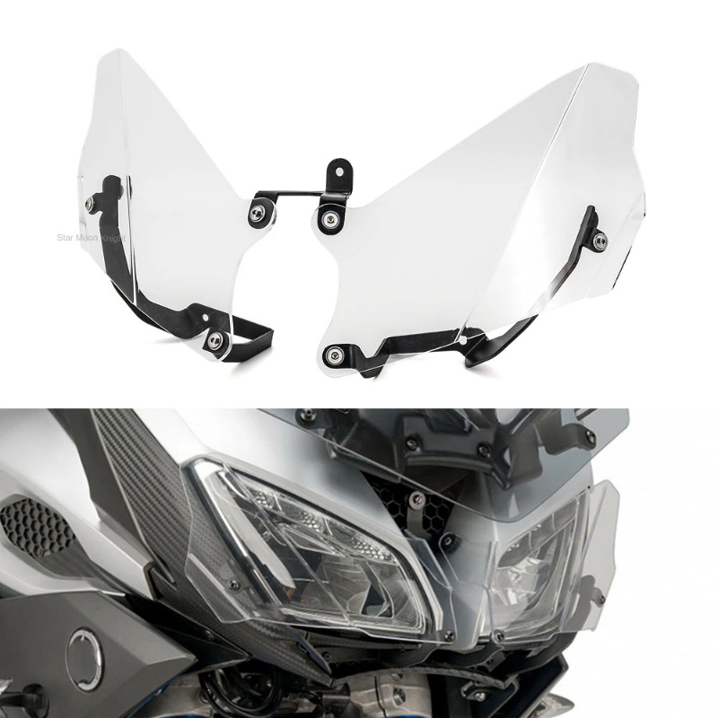 Motorcycle Headlight Protection Protector Headlight Film Guard Front Lamp Cover For YAMAHA MT-09 TR