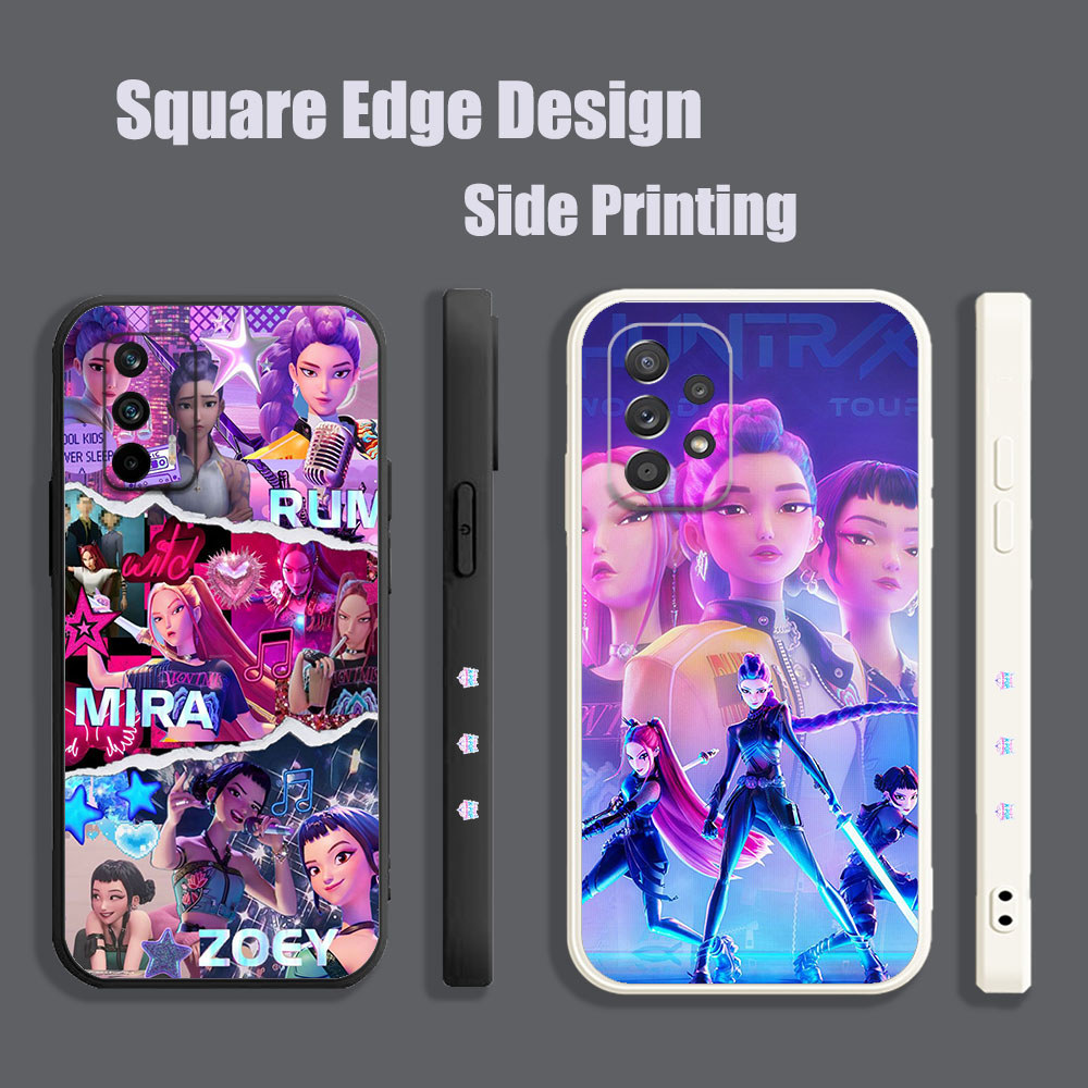 ปลอกสําหรับ OPPO A71 F9 Pro Reno6 Z Reno5 A94 A8 A31 2020 A1K A7X Kpop Demon Hunters GRJ14 เคสโทรศัพ