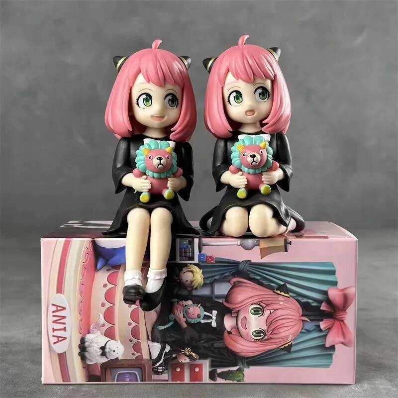 C Anime Spy×Family Lovely Girl Anya Action Figures Experiment 007 Model Kawaii Killer Kids Toys Bir