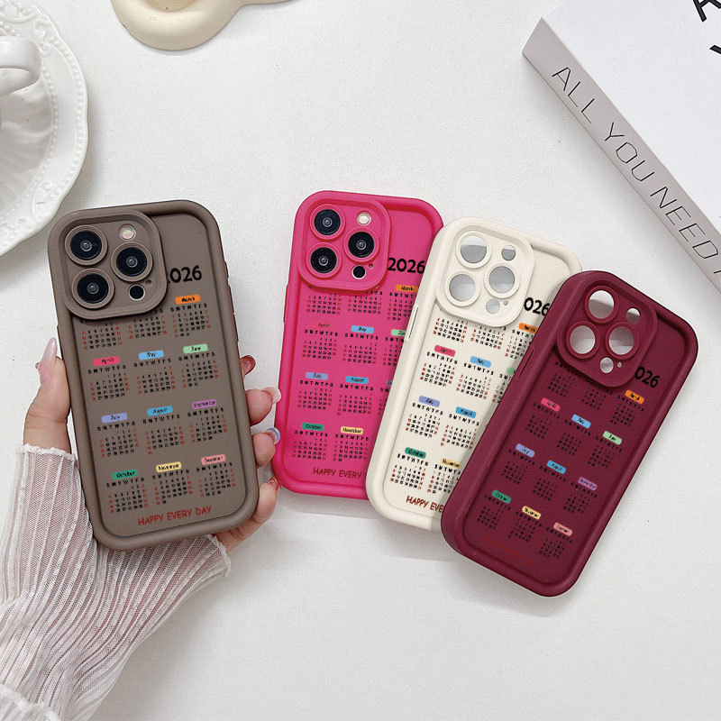 แฟชั่น 2025 การออกแบบปฏิทินเคสโทรศัพท์สําหรับ Huawei P30 Pro P40 Lite/Nova 7i 6SE 5t Y7 Pro Y9 Prime