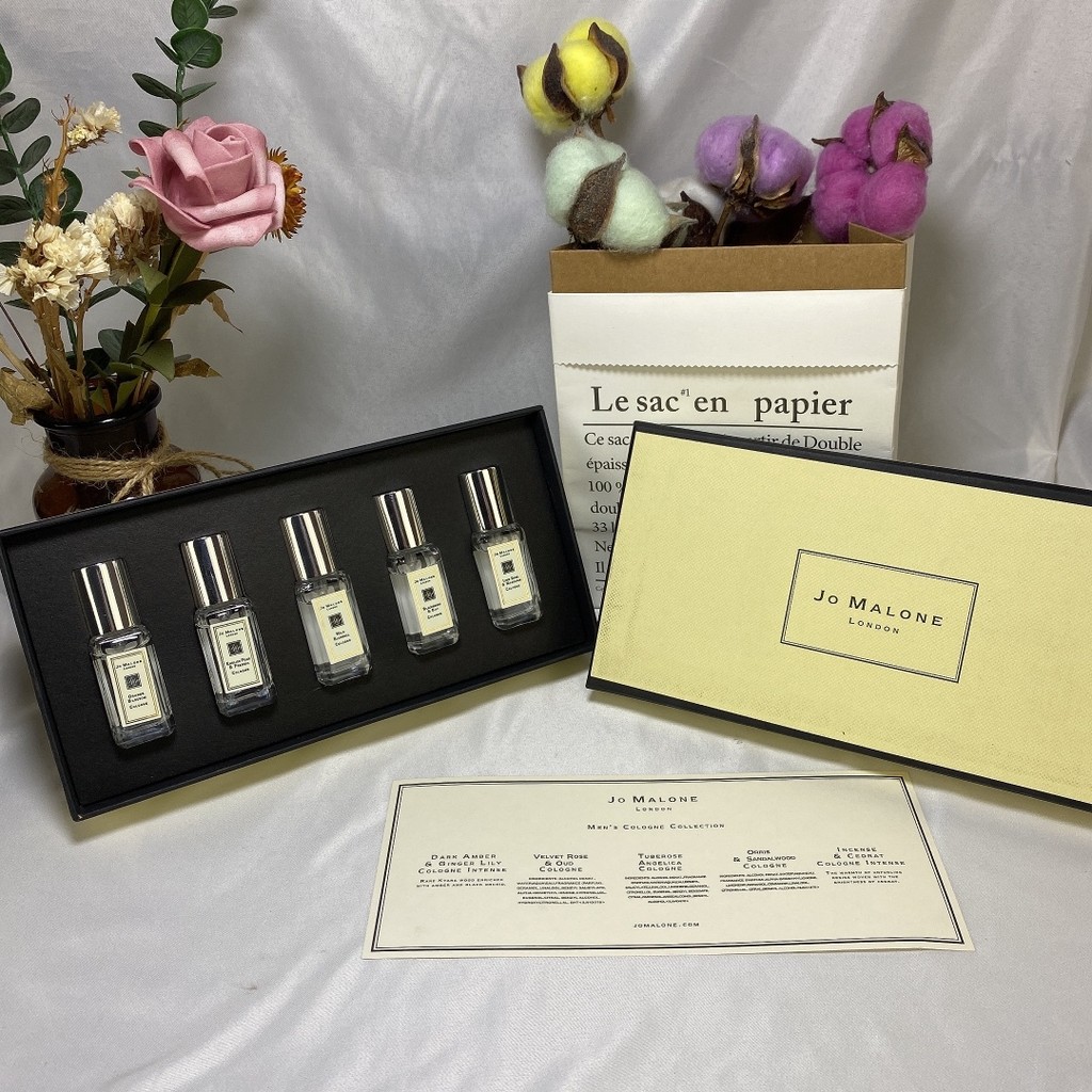 50。Jo Malone Perfume Sample Five Piece Set/Classic Version Quality❗ชุดห้าชิ้นน้ําหอม Jo Malone Jo Ma