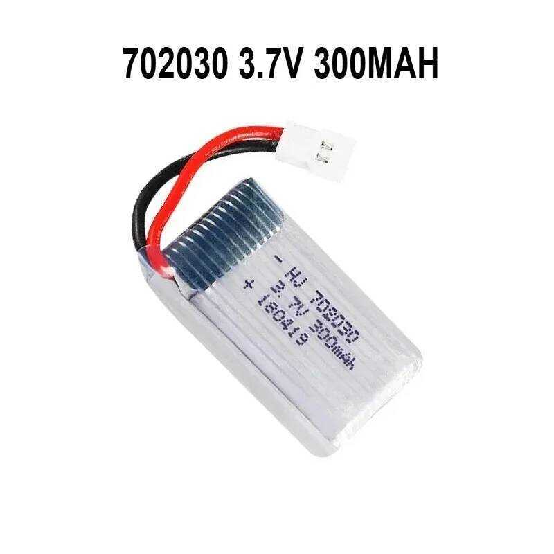 3.7v 702030 300mah ชุดแบตเตอรี่สำหรับโดรน RC UAV Syma X11 E55 Fq777 Fq17w F180 U816 U816a U830 H107