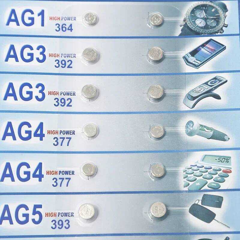 แบตเตอรี่ปุ่ม 24PCS 1.55V CR2032 CR2016 AG10 AG13 LR44 SR44 A76 สำหรับนาฬิกา ของเล่น รีโมท เครื่องคิ