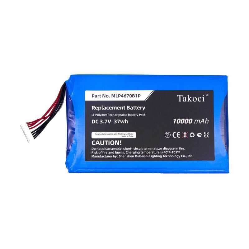 Autel แบตเตอรี่ทดแทนสำหรับ Maxisys MS906TS, MS906BT, MS906S, MS906TS MLP4670B1P 3.7V/mA , MS906BT, M
