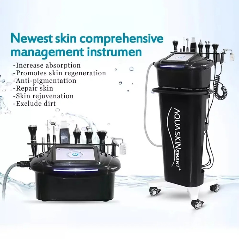 Korea Import 10 in 1 Multifunction Ultrasound Facial Care Scrubber Microcurrent Hydro Dermabrasion