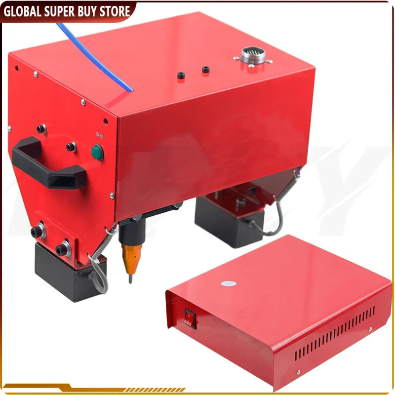 Pneumatic Dot Peen Marking Machine 170X110mm Metal Marking Engrave Machine Air Dot Peen Marking for