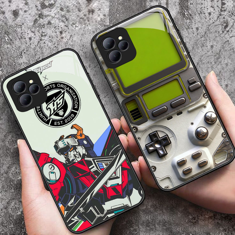 YS-66 Lego Robot HD Glass Casing สําหรับ Infinix Smart 6 7 8 Hot 9 10 11 Play 30i Note 40i 50 50i Pr