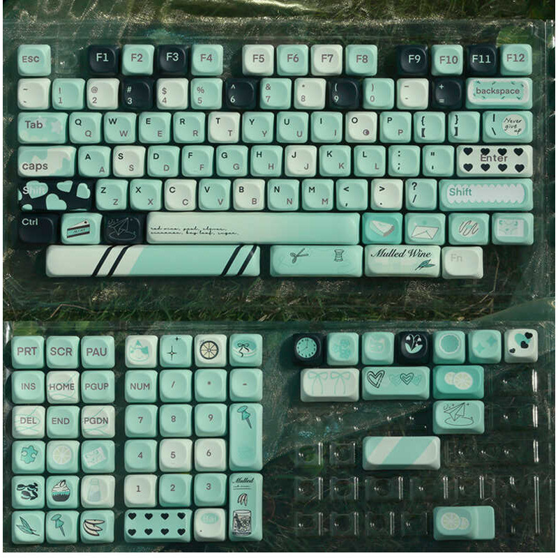 Phantom Summer Theme pbt Sublimation Unique Keycap moa ดัดแปลงสูง gmk67 81 87