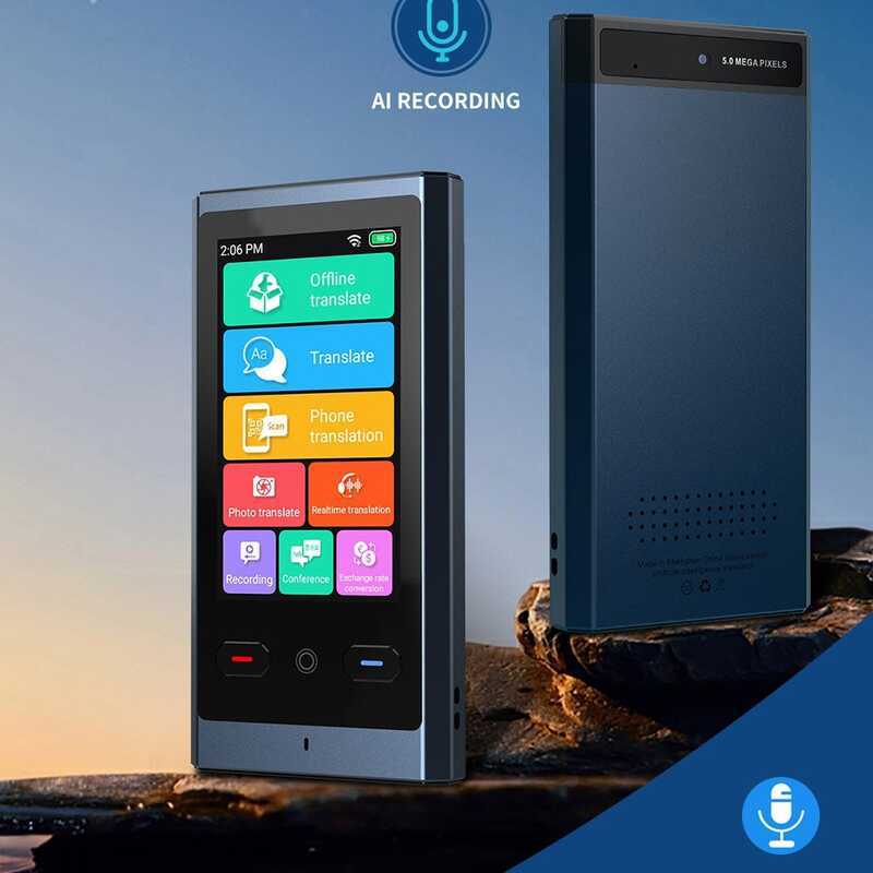 Z9 Smart AI Translator Scanning Photo Recording Group Chat Multi-Language Offline Photo Translator