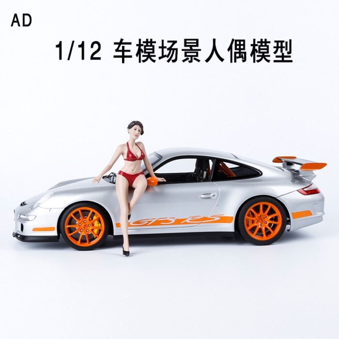 AMERICAN DIORAMA 1/12 AD ตุ๊กตาโมเดลรถยนต์ฉากรูปเรซิน