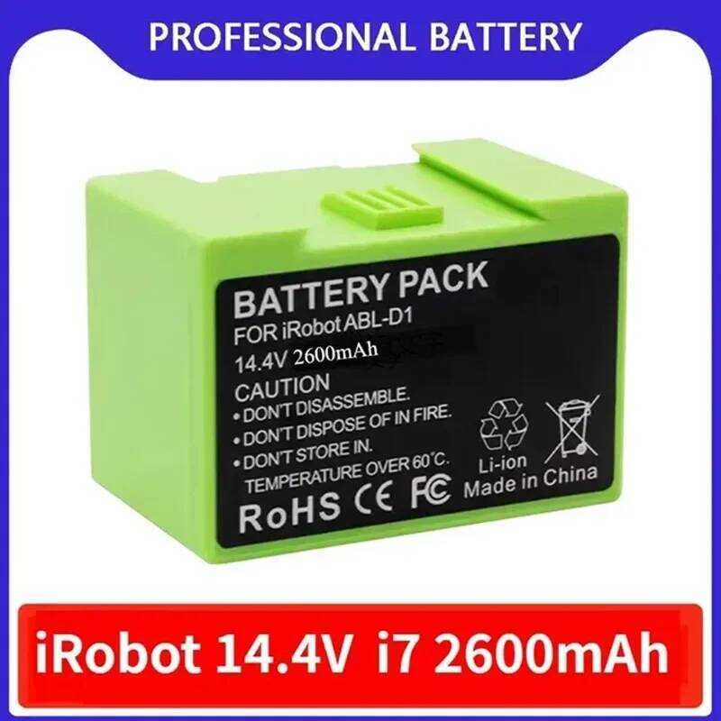 14.4V แบตเตอรี่ทดแทน 2600mAh/3200mAh สำหรับ iRobot Roomba e และ i Series i7+ e5 7150 7550 i3 3150 i3