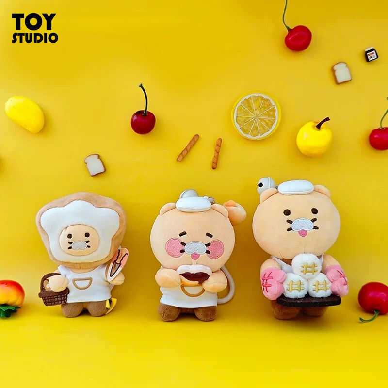 C Kakao Friends Bread Bakery Pendant Series Ryan Keychain Couple Gifts Female Model Toys Korean Car