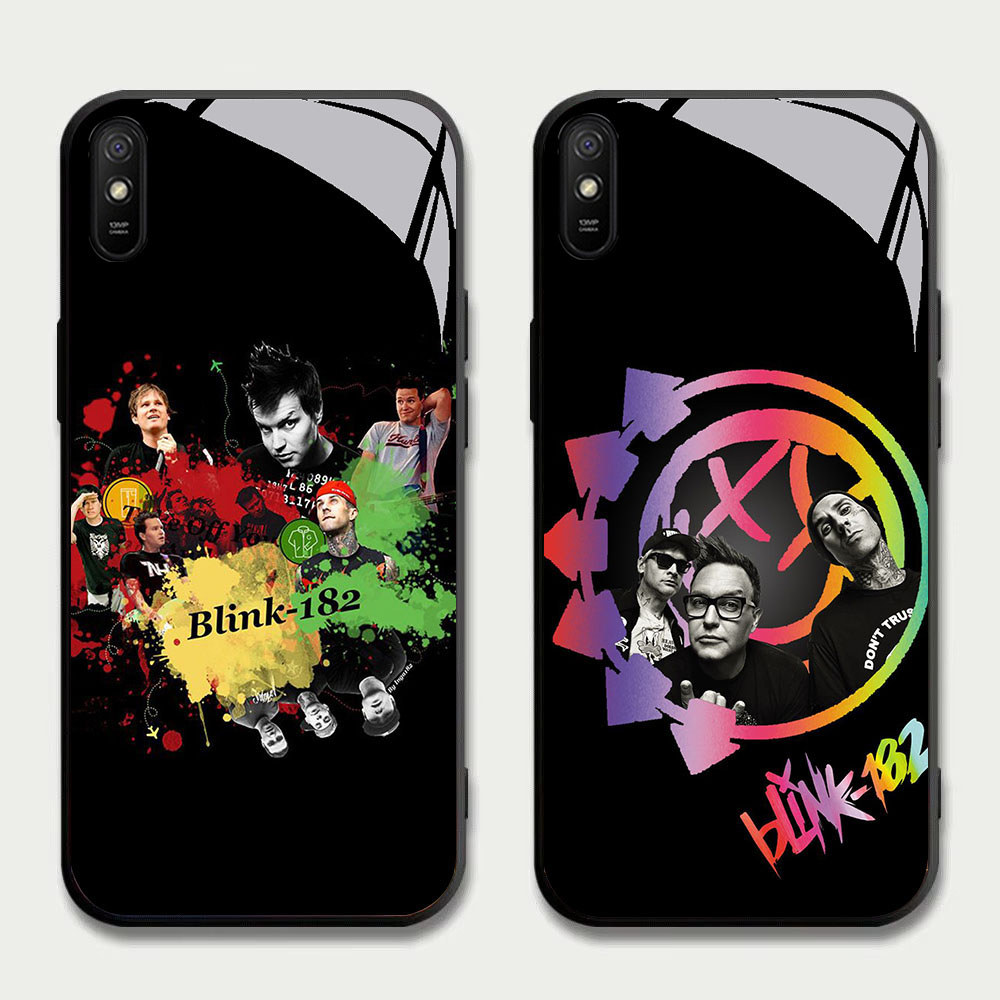 TS-42 Blink 182 NINE HD Glass Casing สําหรับ Xiaomi Redmi 9A 9i 7 14C 14R A4 A3 หมายเหตุ 7 Poco C75 