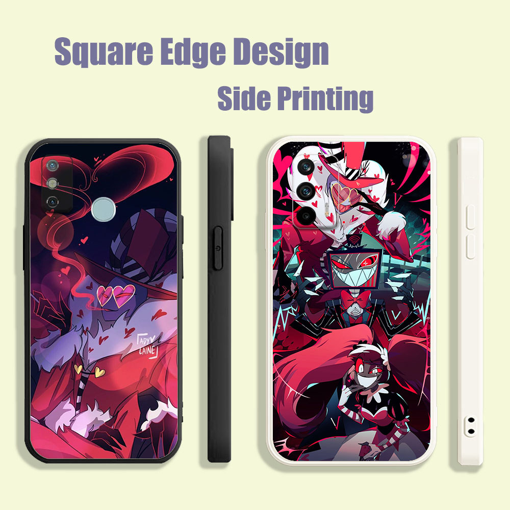 ปลอกสําหรับ Huawei Y9 Prime 2019 Y6 Y6s P40 P30 Lite Alastor วิทยุปีศาจ Hazbin โรงแรม Valentino BOO0