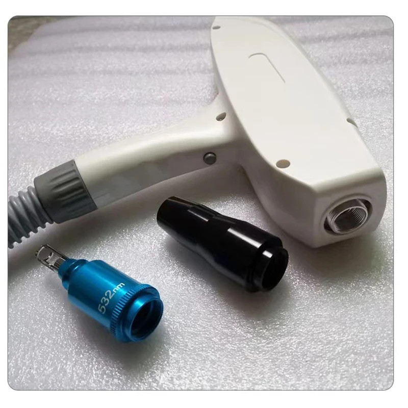 Beauty Machine Nd Yag Laser Handpiece With High-Energy Q-Switch Handle Included 3 Pcs Laser Treatme
