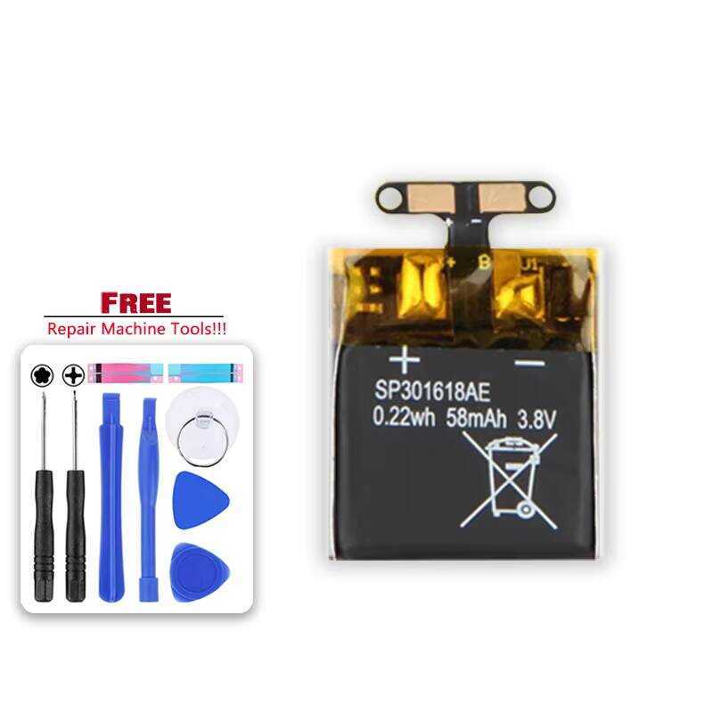 SP301618AE Long Lasting 58mAh Smart Watch Battery For Pebble Time Round Watch