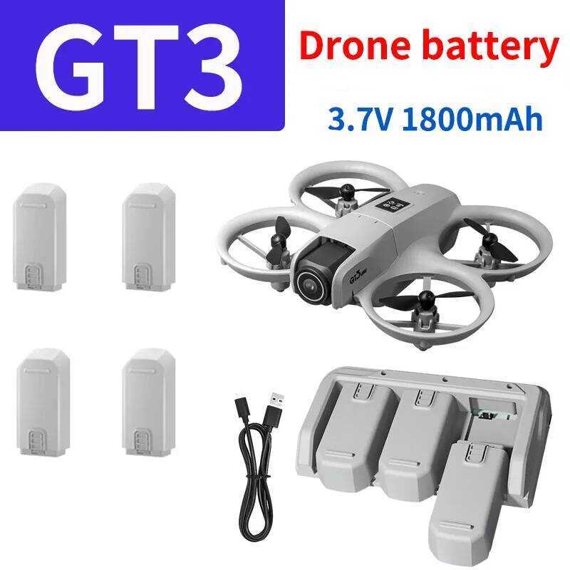 GT3 ที่ชาร์จ Mini แบตเตอรี่แท้ 3.7V 1800mAh สำหรับโดรน GT3/GT3 Max ขายส่ง /