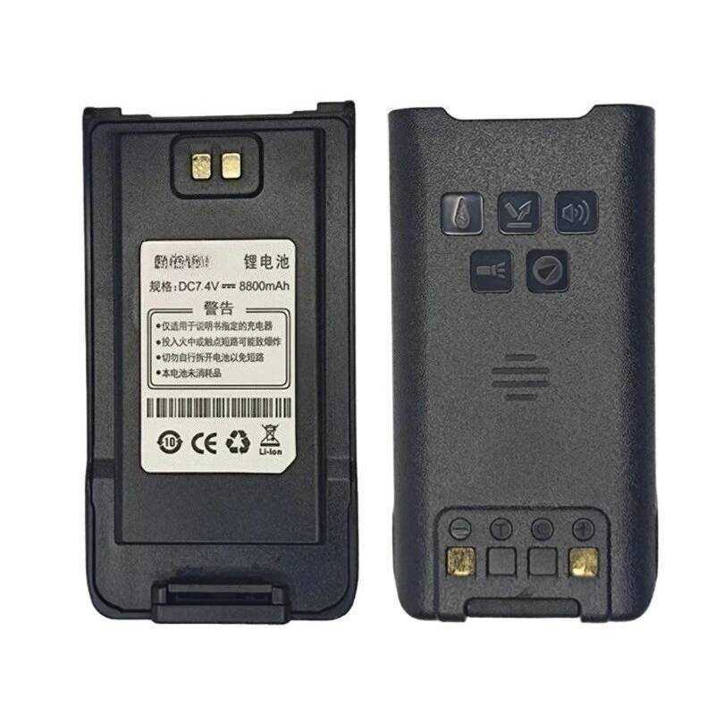▥ ใหม่ 7.4V 8000Mah แบตเตอรี่สําหรับ Baofeng Walkie Talkie Bl-9 Uv-9R Plus/9R PRO V1 V2 /Era Ty