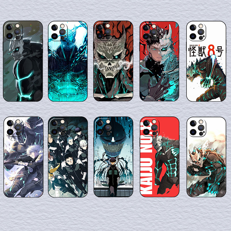 สําหรับ iPhone XS 11 16 Plus Pro Max kaiju no 8 เคสโทรศัพท์ฝาครอบป้องกัน