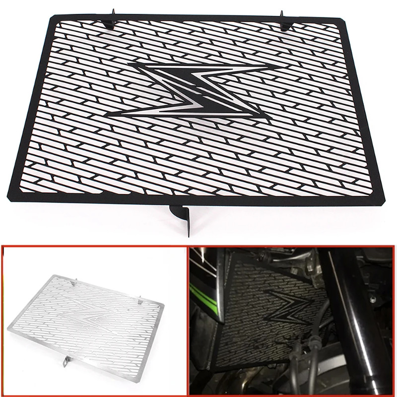 For Kawasaki Z800 Z750 Z1000 SX/R Versys 1000 SE Z1000SX Z1000R Motorcycle Accessories Radiator Gri